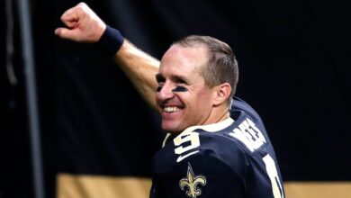 drew brees makes his nbc debut, internet amazed by his new hair