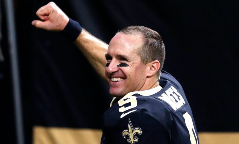 drew brees makes his nbc debut, internet amazed by his new hair